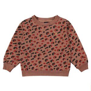 Sweatshirt Leopard - Wood
